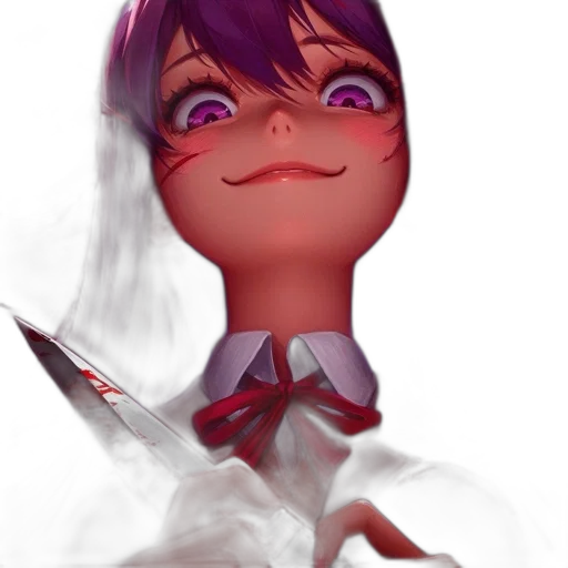 face, staff, weapon, creature transparent PNG cut-out