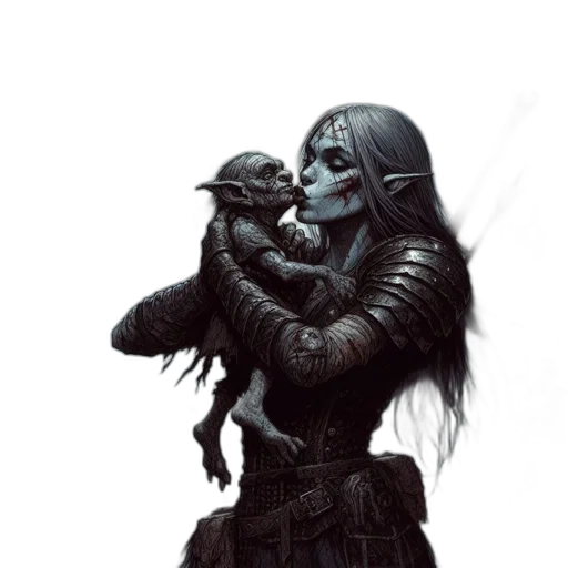 creature, mask, animal, concept art transparent PNG cut-out