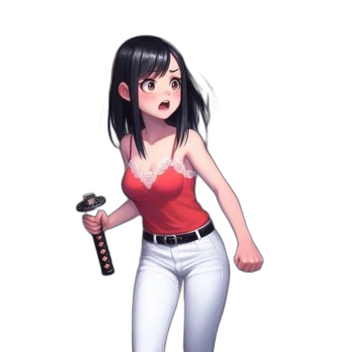 staff, weapon, bottle, robot transparent PNG cut-out