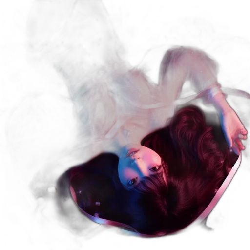 mask, hair, face, creature transparent PNG cut-out