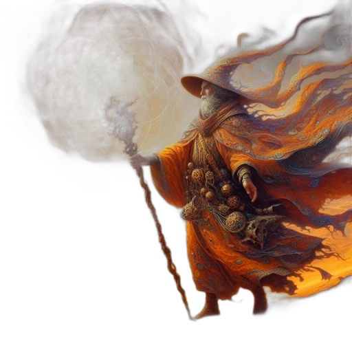 dragon, mask, weapon, staff transparent PNG cut-out