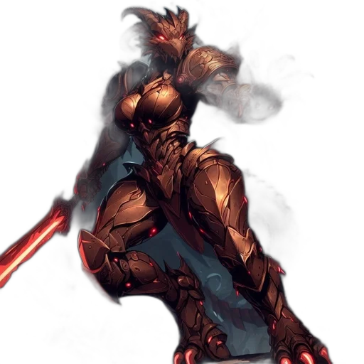 sword, staff, weapon, dragon transparent PNG cut-out