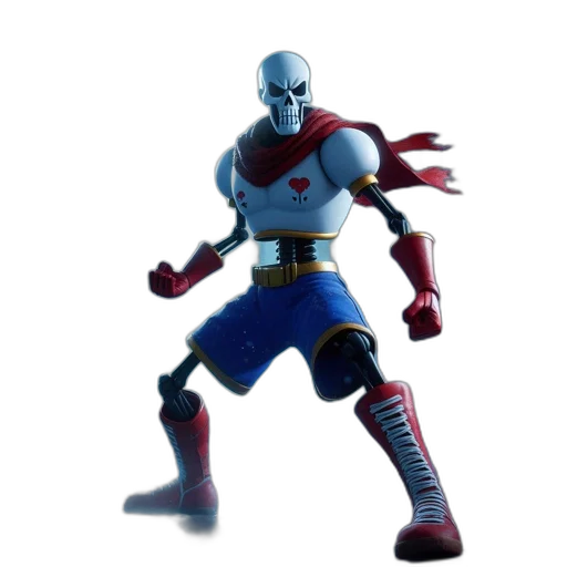 robot, mask, weapon, 3d render transparent PNG cut-out