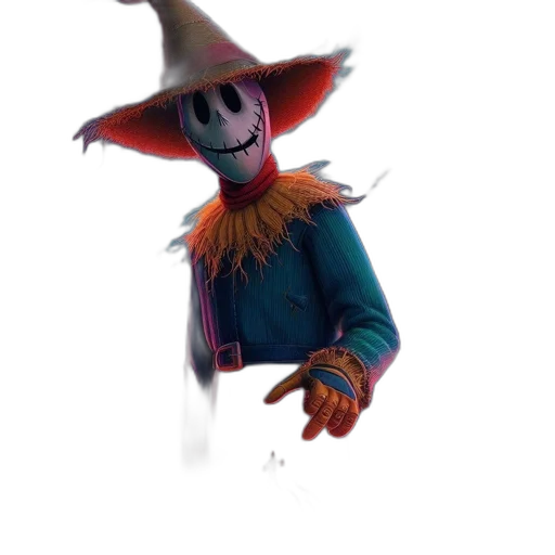 staff, hat, mask, creature transparent PNG cut-out