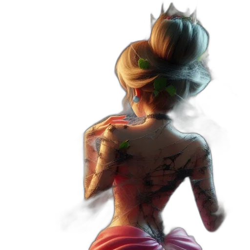 dress, jewelry, concept art, watercolor transparent PNG cut-out