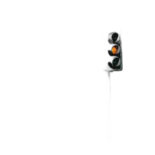 traffic, light, orange, snow transparent PNG cut-out