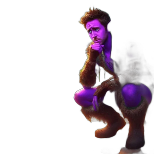 creature, animal, robot, staff transparent PNG cut-out