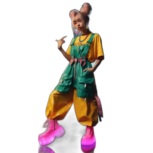 staff, dress, shoes, jacket transparent PNG cut-out
