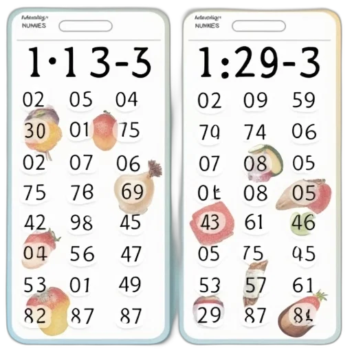 complete, set, two, digit transparent PNG cut-out