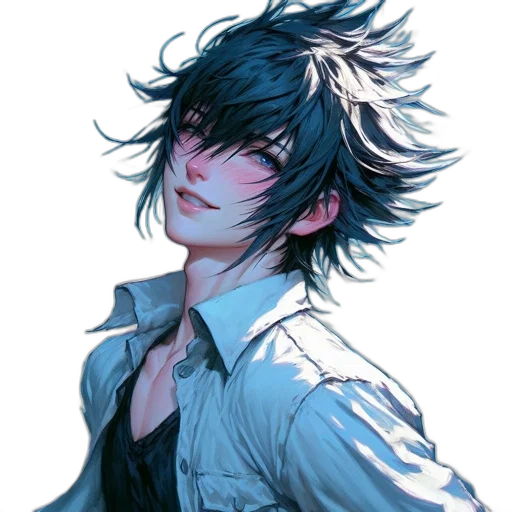 staff, face, jacket, hair transparent PNG cut-out