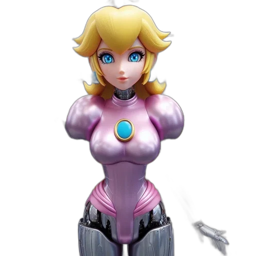 robot, weapon, dress, 3d render transparent PNG cut-out