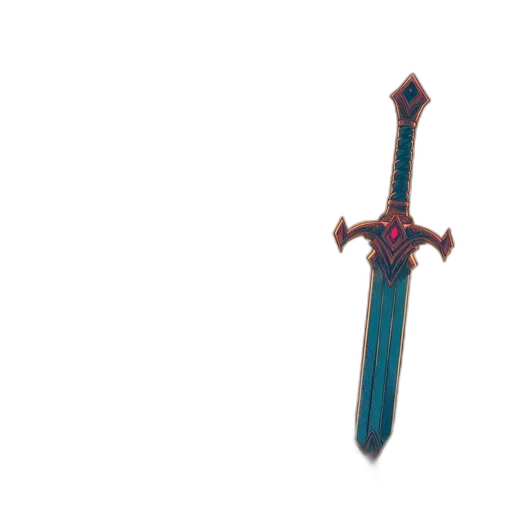 sword, weapon, staff, jewelry transparent PNG cut-out