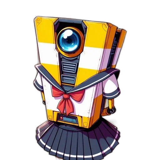 robot, mask, weapon, dress transparent PNG cut-out