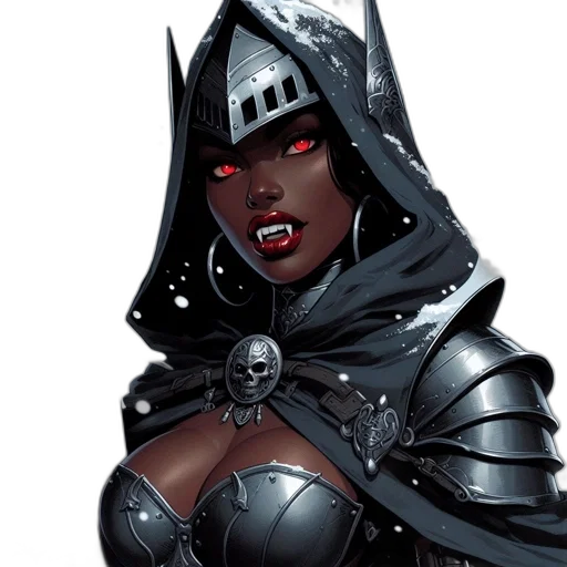 comic book art, concept art, fantasy art, dark transparent PNG cut-out
