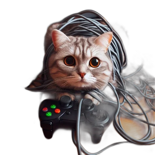 animal, cyberpunk, pixel art, concept art transparent PNG cut-out