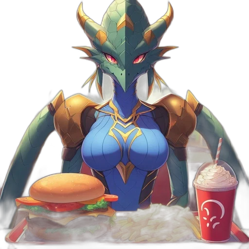 food, dragon, creature, animal transparent PNG cut-out