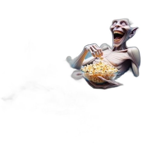 food, dragon, creature, staff transparent PNG cut-out