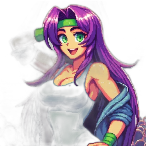 fantasy art, pixel art, concept art, watercolor transparent PNG cut-out