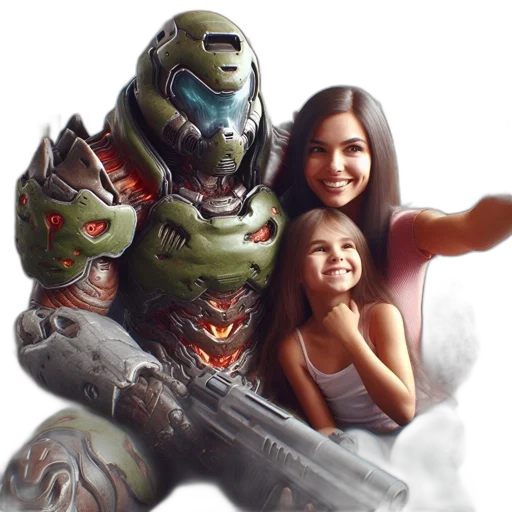 robot, weapon, concept art, photorealistic transparent PNG cut-out