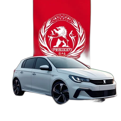 car, new, peugeot, golf transparent PNG cut-out