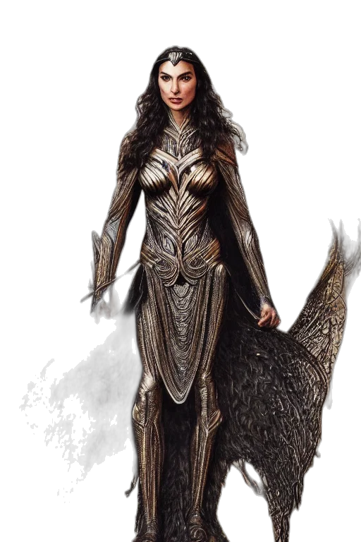 fantasy art, concept art, comic book art, photorealistic transparent PNG cut-out