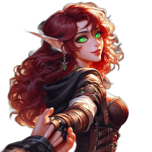 fantasy art, pixel art, concept art, comic book art transparent PNG cut-out