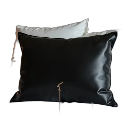 furniture, dark, black, leather transparent PNG cut-out