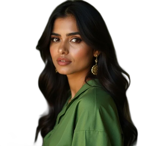 jewelry, face, hair, staff transparent PNG cut-out