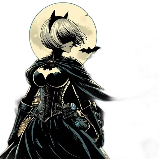 comic book art, concept art, fantasy art, anime transparent PNG cut-out