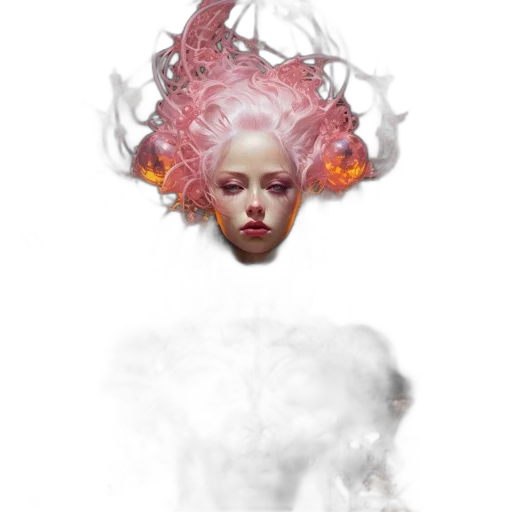 mask, crown, face, hair transparent PNG cut-out
