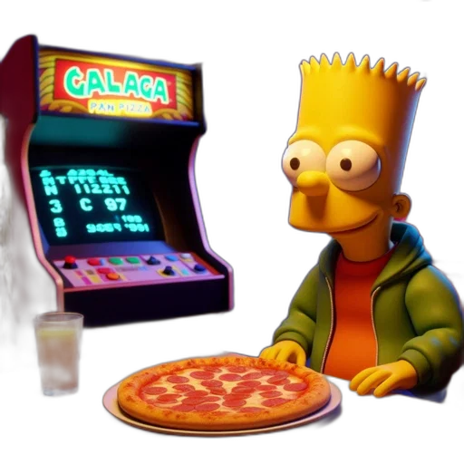 food, jacket, robot, 3d render transparent PNG cut-out