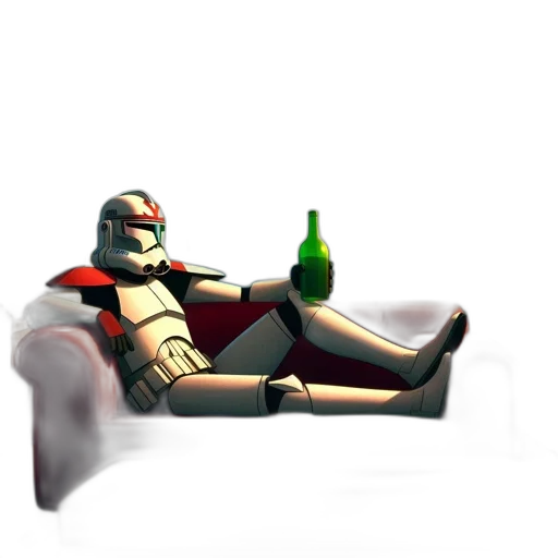 robot, furniture, bottle, concept art transparent PNG cut-out