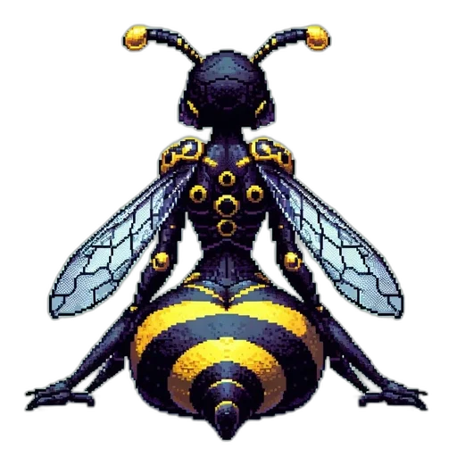 animal, creature, robot, staff transparent PNG cut-out