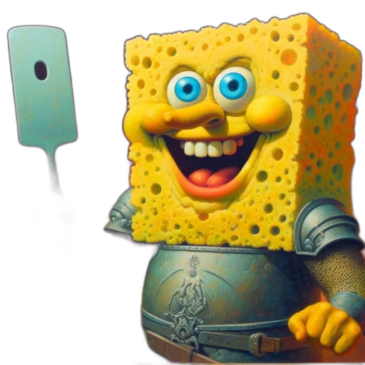 robot, food, creature, face transparent PNG cut-out