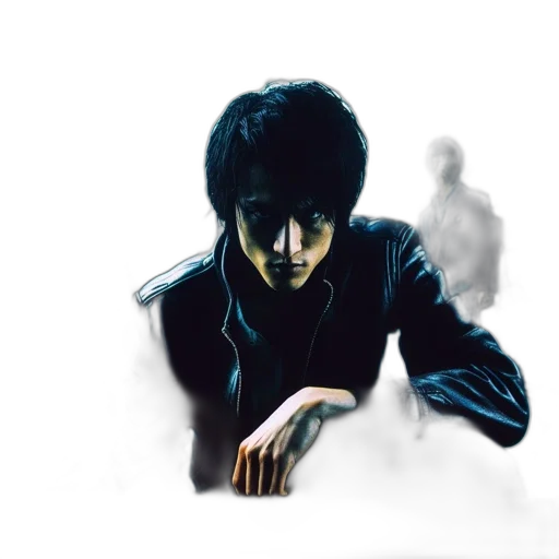 face, jacket, creature, robot transparent PNG cut-out