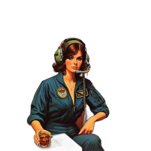 staff, jacket, robot, face transparent PNG cut-out