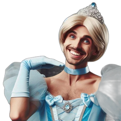 crown, face, photorealistic, concept art transparent PNG cut-out