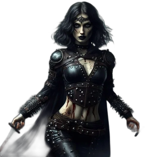 fantasy art, concept art, comic book art, photorealistic transparent PNG cut-out