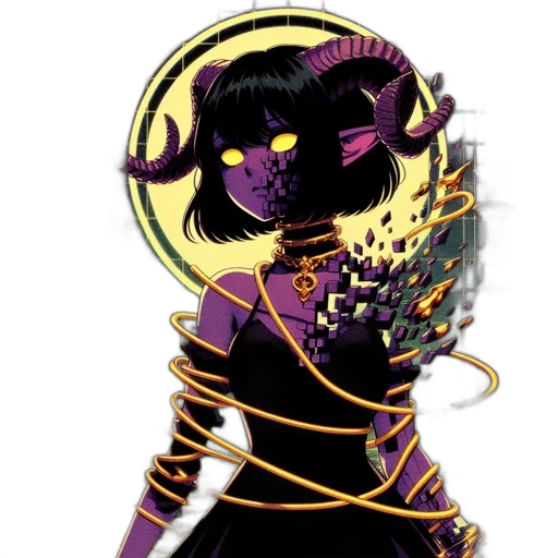 staff, dragon, mask, pixel art transparent PNG cut-out