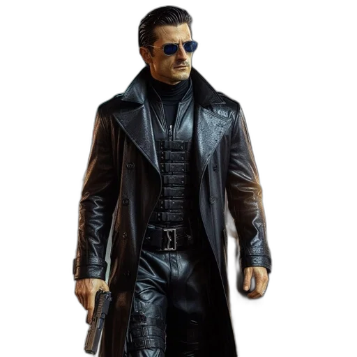 jacket, 3d render, concept art, cyberpunk transparent PNG cut-out