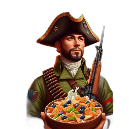 food, weapon, concept art, photorealistic transparent PNG cut-out
