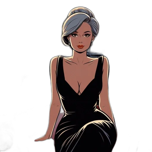 dress, jewelry, cartoon, concept art transparent PNG cut-out