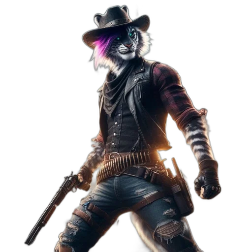 weapon, mask, jacket, hat transparent PNG cut-out