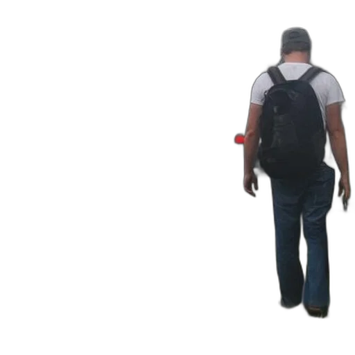 jacket, staff, 3d render, man transparent PNG cut-out