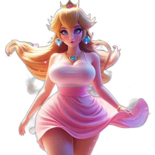 dress, concept art, 3d render, fantasy art transparent PNG cut-out