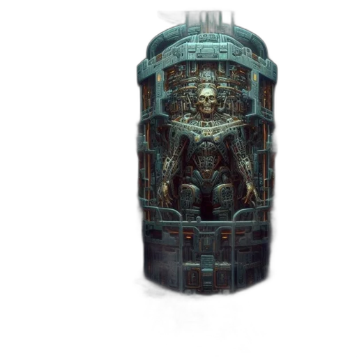 robot, building, bottle, weapon transparent PNG cut-out