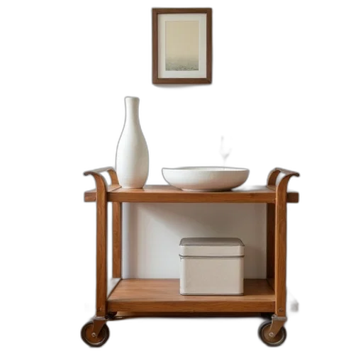 furniture, earth tones, wooden, cart transparent PNG cut-out