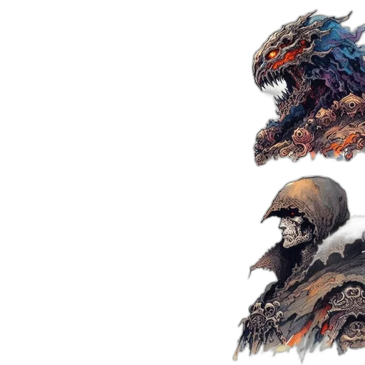 dragon, creature, concept art, fantasy art transparent PNG cut-out