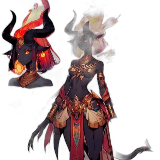 dragon, staff, mask, creature transparent PNG cut-out