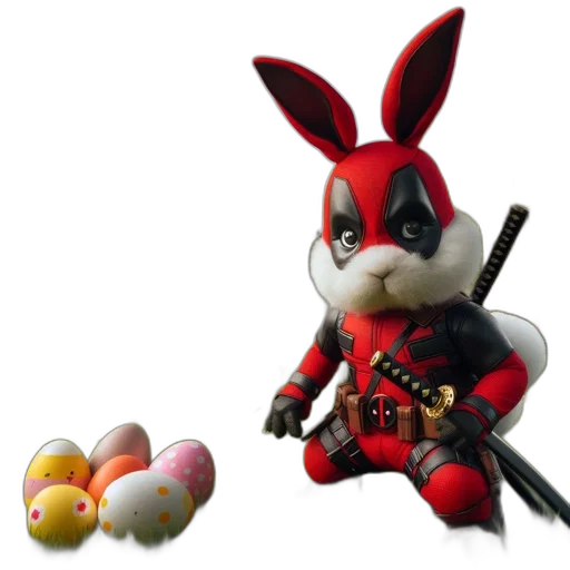 3d render, concept art, character, red transparent PNG cut-out